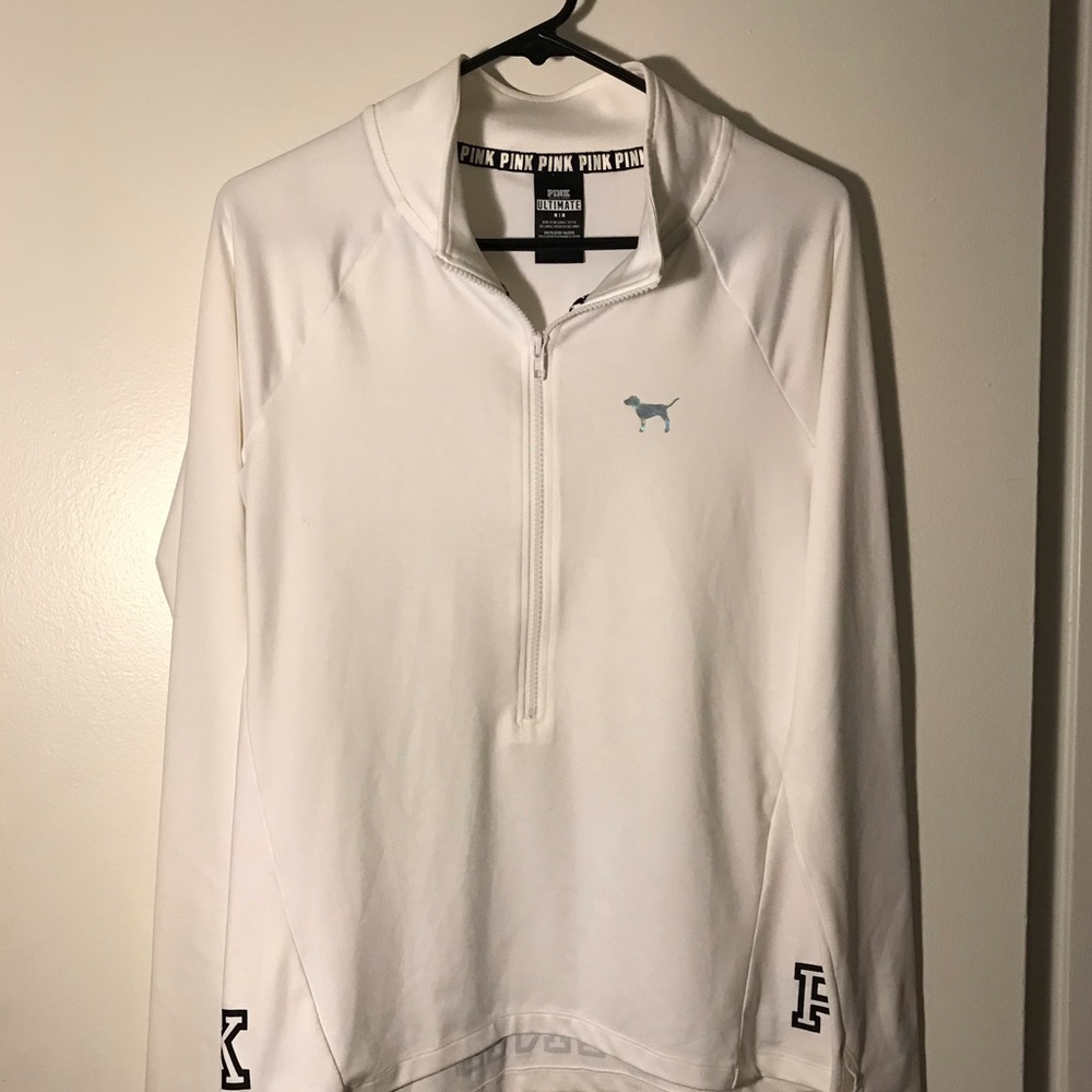 PINK sweater/pullover in white